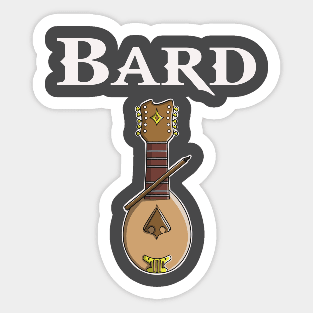 The Bard Sticker by Brianjstumbaugh